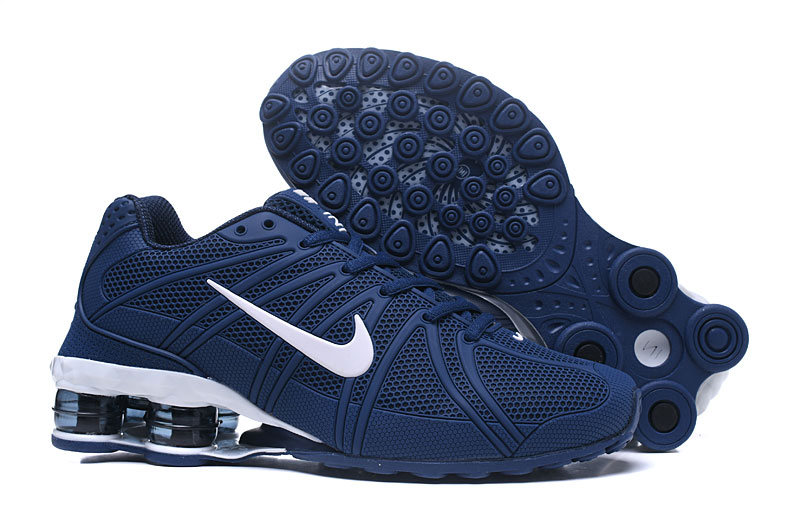 Nike Shox OZ Blue White Shoes - Click Image to Close